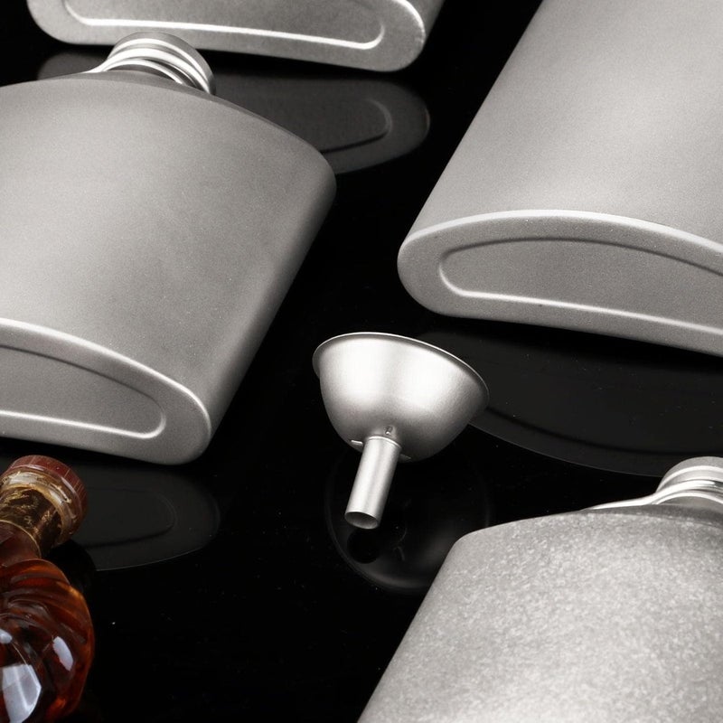 SILVERANT Ultralight Titanium Funnel - Easy Pouring Liquid Filling Hip Flask Funnel for Liquor, Wine, & Spirits - Image 4
